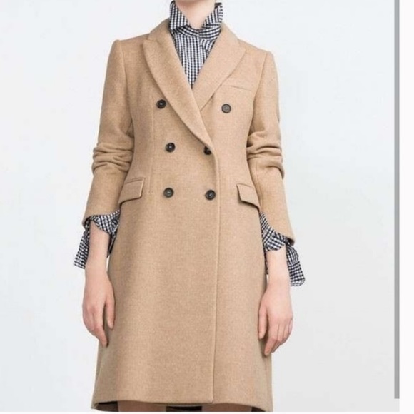 Zara Jackets & Blazers - Zara fitted double breasted coat